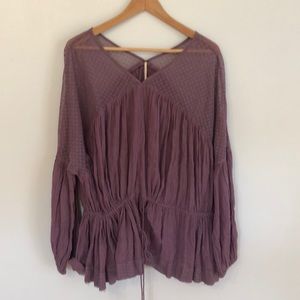 Free People Boho Peasant style top.